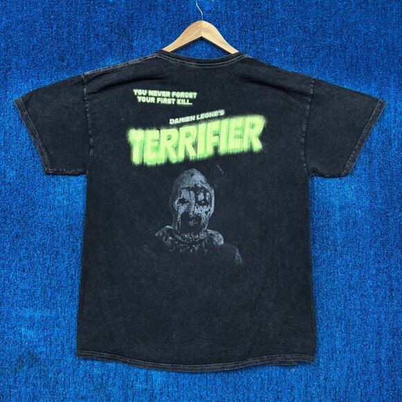 Terrifier X Bloody Disgusting “You Never Forget Your First Kill” Graphic Horror - Picture 1 of 5